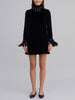 Valentino Boutique - Velvet Mini Dress with Feather Details MZ1902457  Valentino 