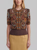 S. Raccuzzi Embellished Paisley Evening Jacket MZ1914098  Sofia Roccuzzo 