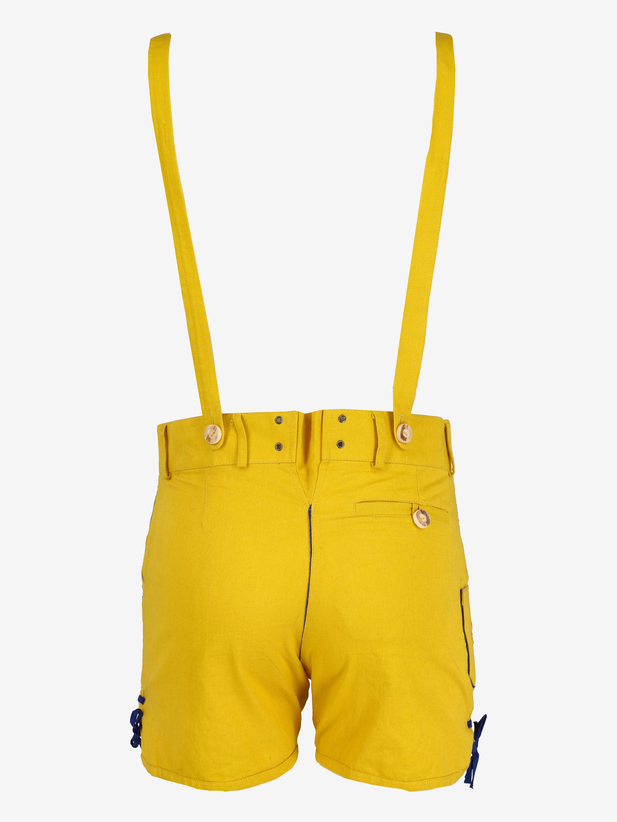 Yellow Cotton Lederhosen MZ1902474  Vintage 