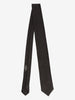 Prada Black Silk and Cotton Textured Tie MU260922.68  Prada 