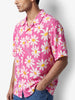 Vintage Fuchsia Daisy Print Shirt MU260922.33  Erl 