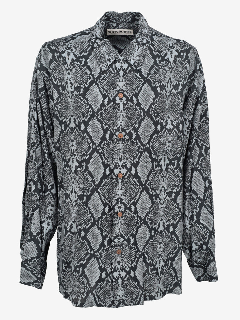 Guilty Parties All-Over Python Print Shirt MU260922.39  Guilty parties 