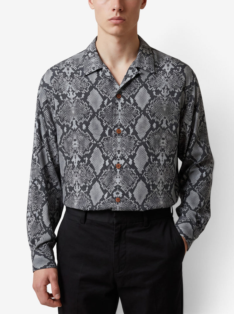 Guilty Parties All-Over Python Print Shirt MU260922.39  Guilty parties 