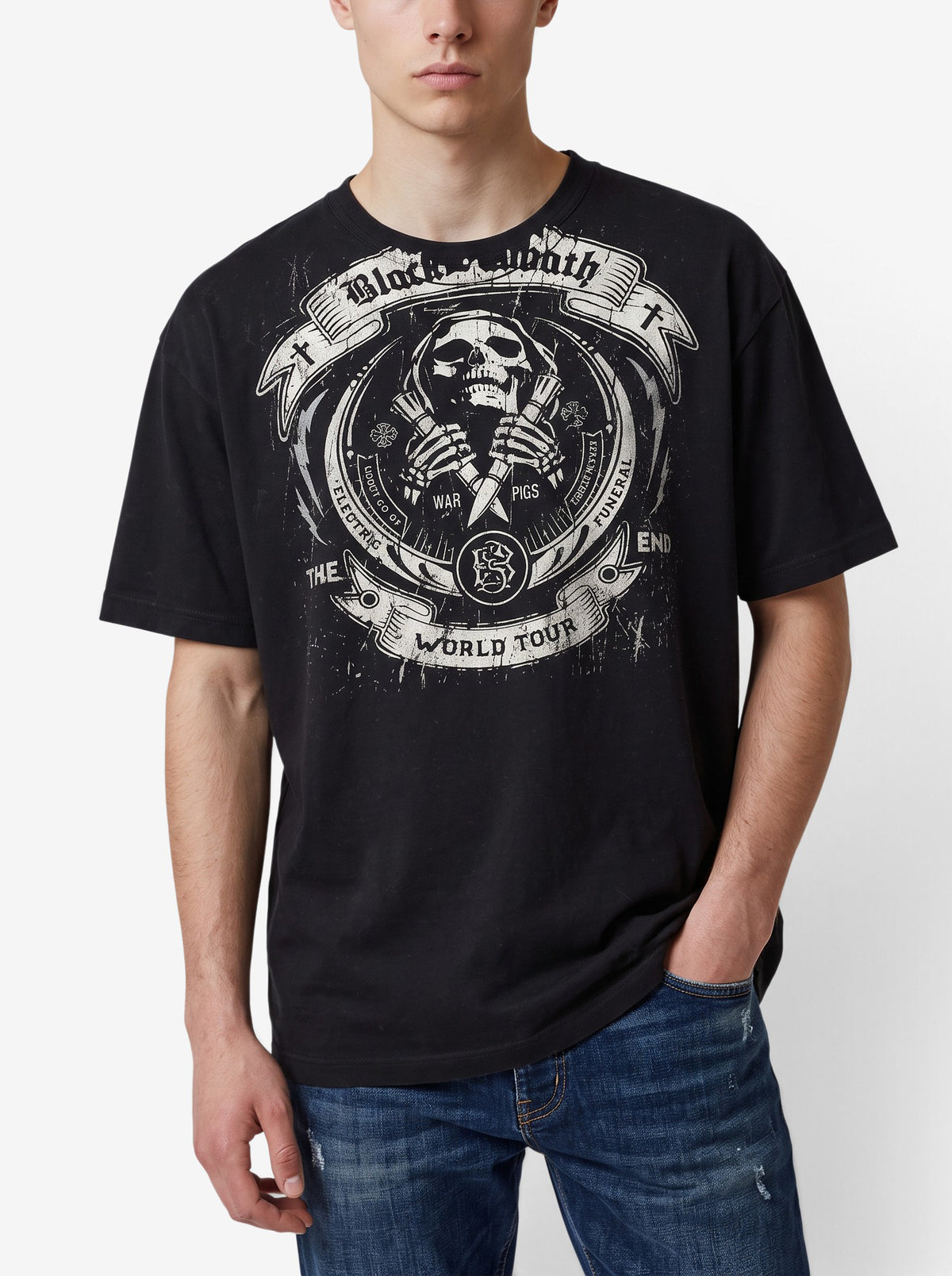 eYe Junya Watanabe MAN Skeleton Graphic T-Shirt MU260922.45  Junya Watanabe 