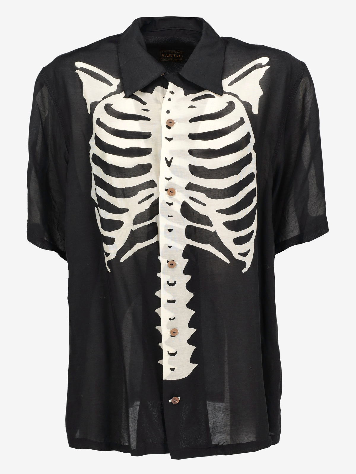 KAPITAL Skeleton Print Short-Sleeve Shirt MU260922.34  Kapital 