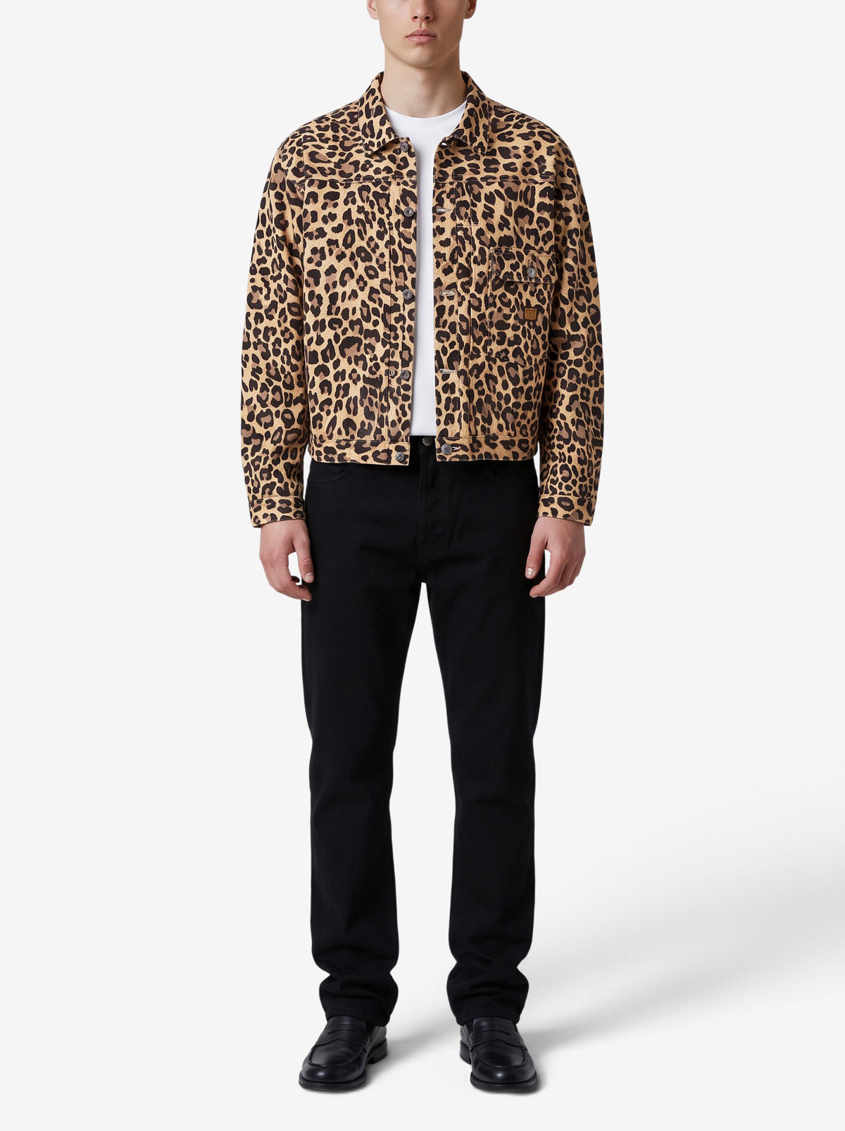 KAPITAL Leopard Print Cotton Shirt MU260922.35  Kapital 