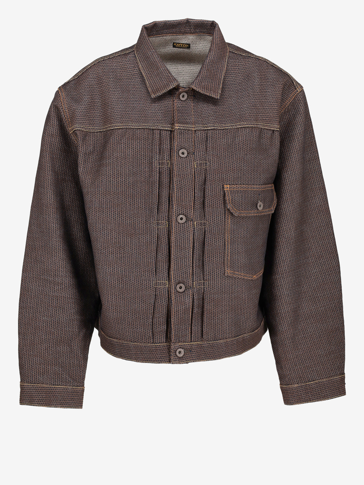 KAPITAL Textured Cotton Jacket MU260922.55  Kapital 