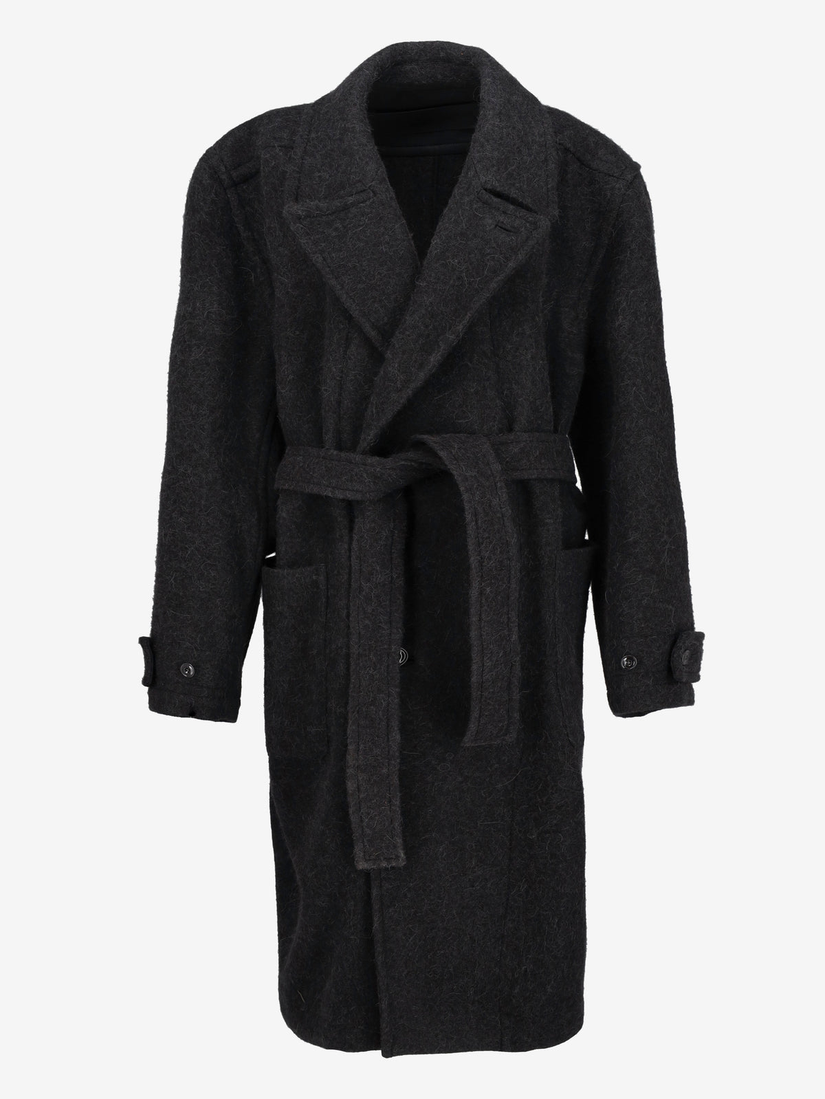 Lemaire Heavy Textured Double-Breasted Coat MU260922.64  Lemaire 