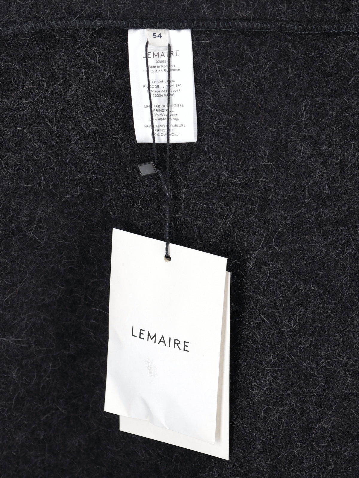 Lemaire Heavy Textured Double-Breasted Coat MU260922.64  Lemaire 