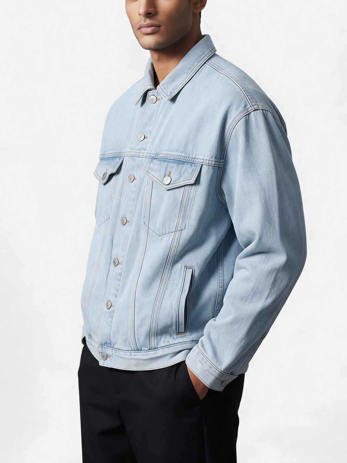 Martine Rose Light Denim Oversized Jacket MU260922.57  Martine Rose 