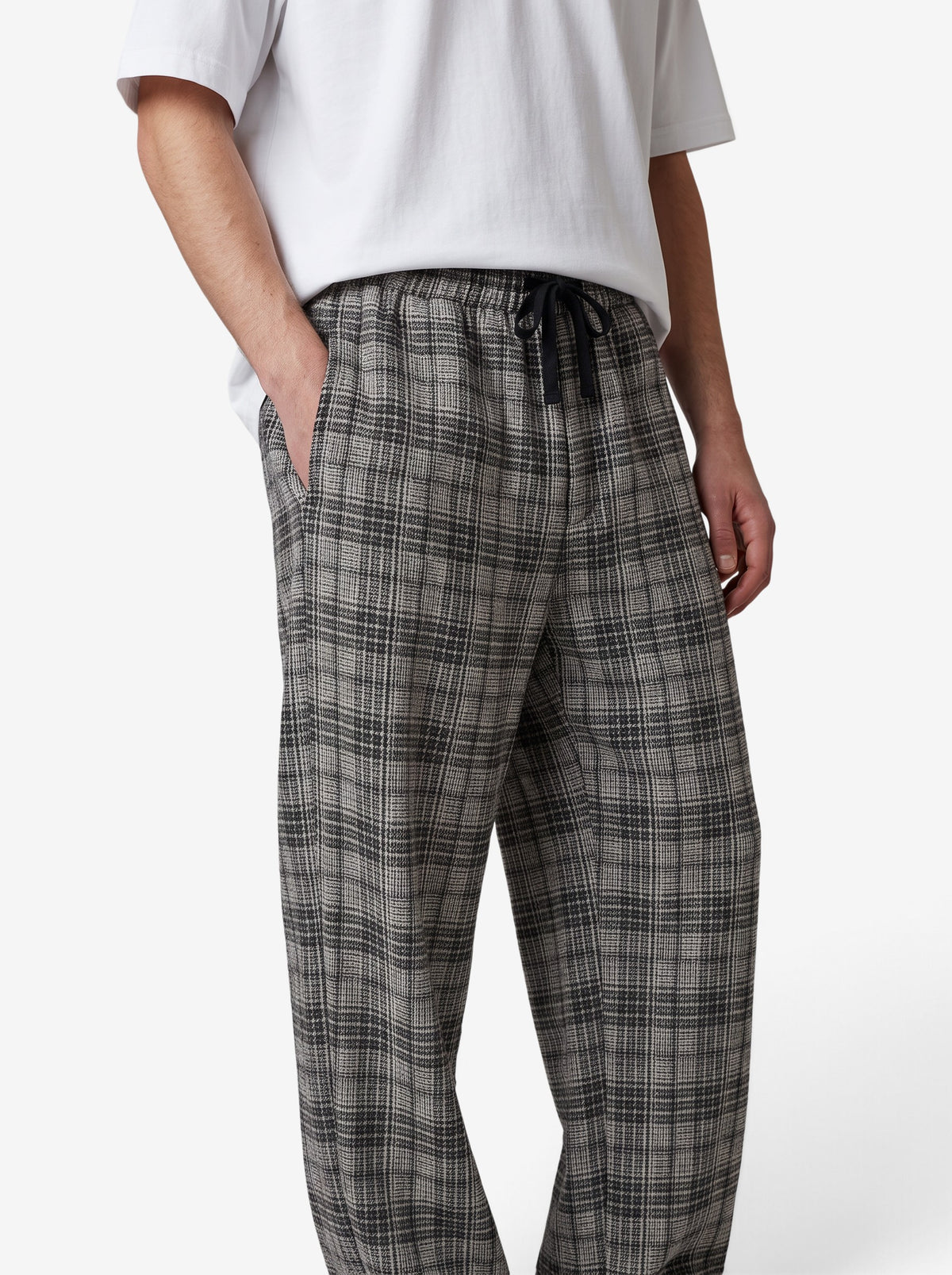 Needles Tartan Wool Cropped Trousers MU260922.66  Needles 