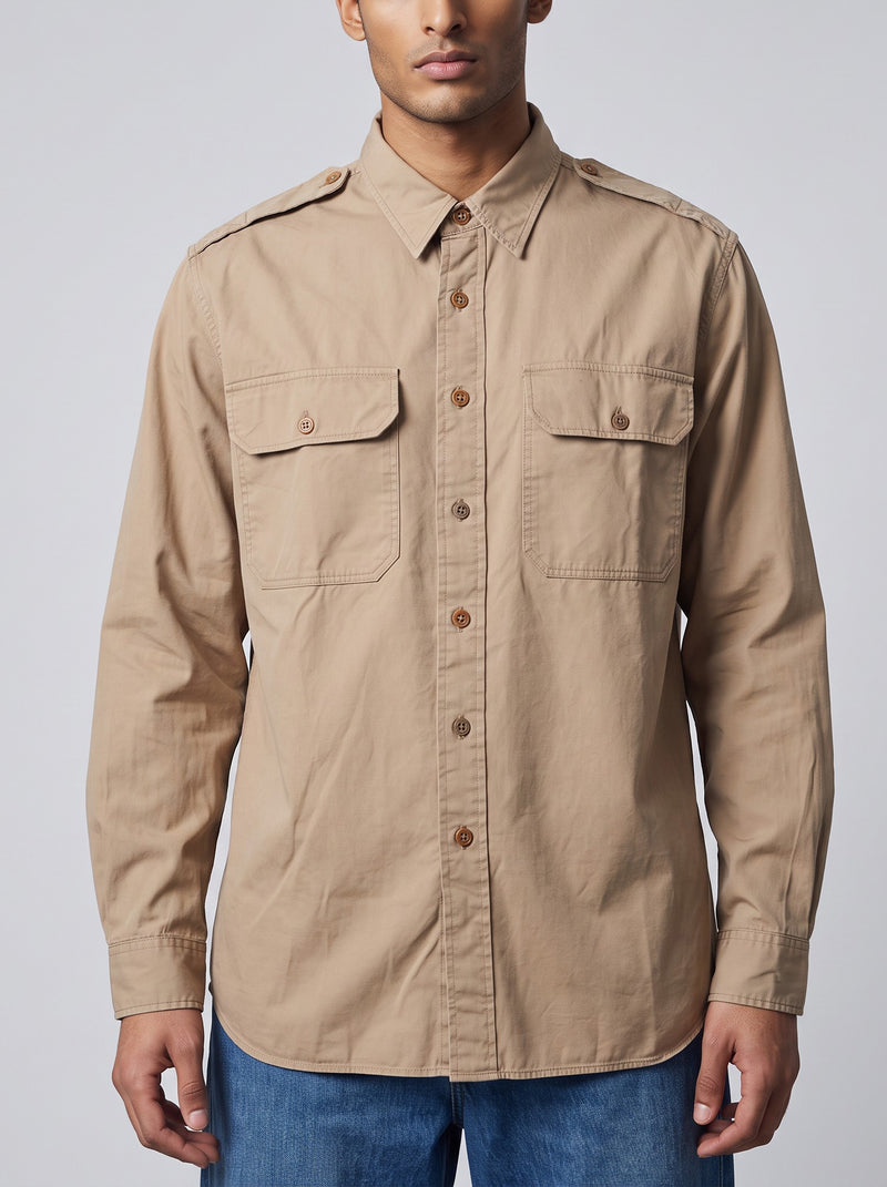 Ralph Lauren Vintage Safari Cotton Shirt RU21726.55  Ralph Lauren 