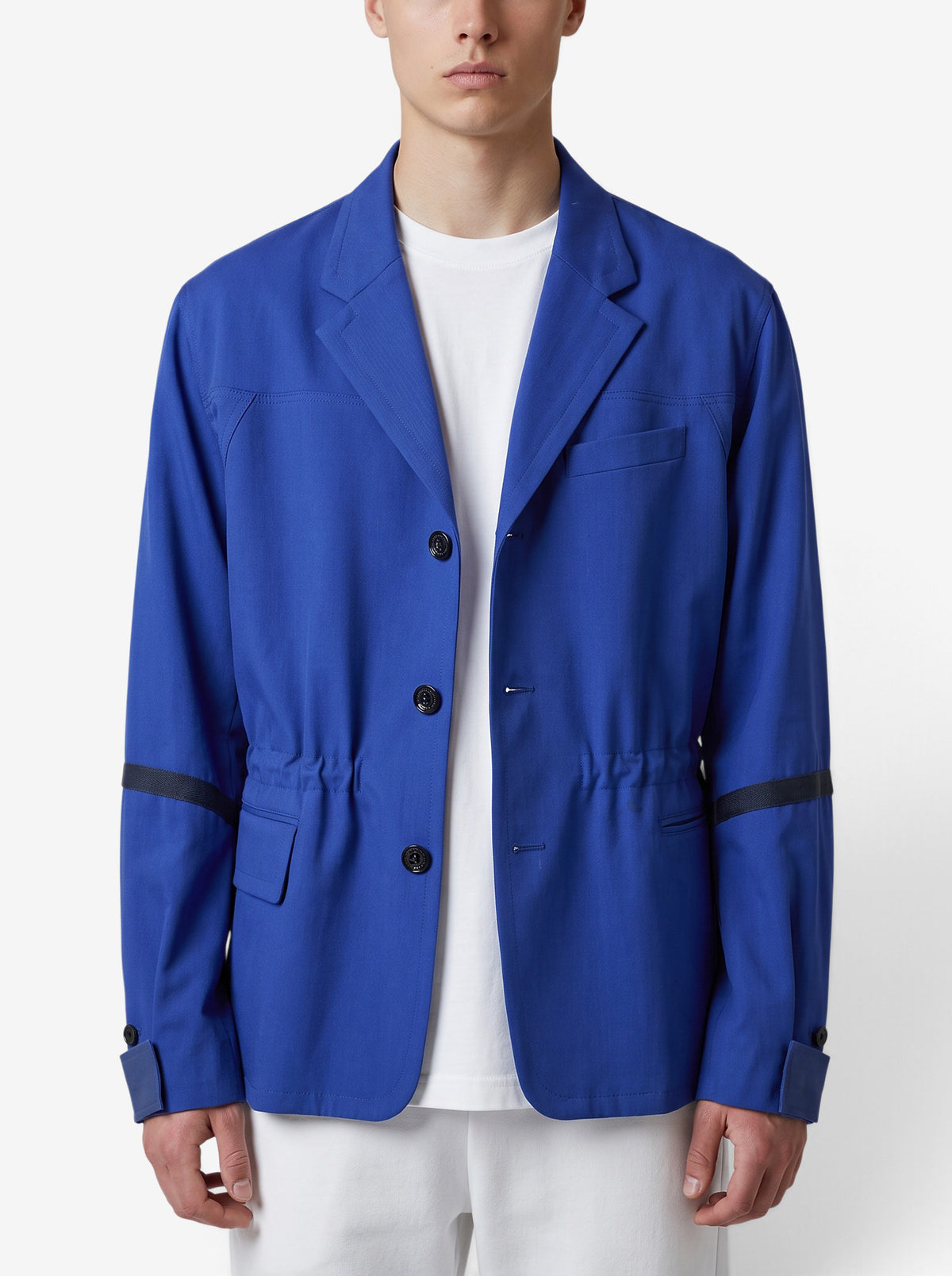 Sacai Deconstructed Button-Detail Blazer RU21726.32  Sacai 