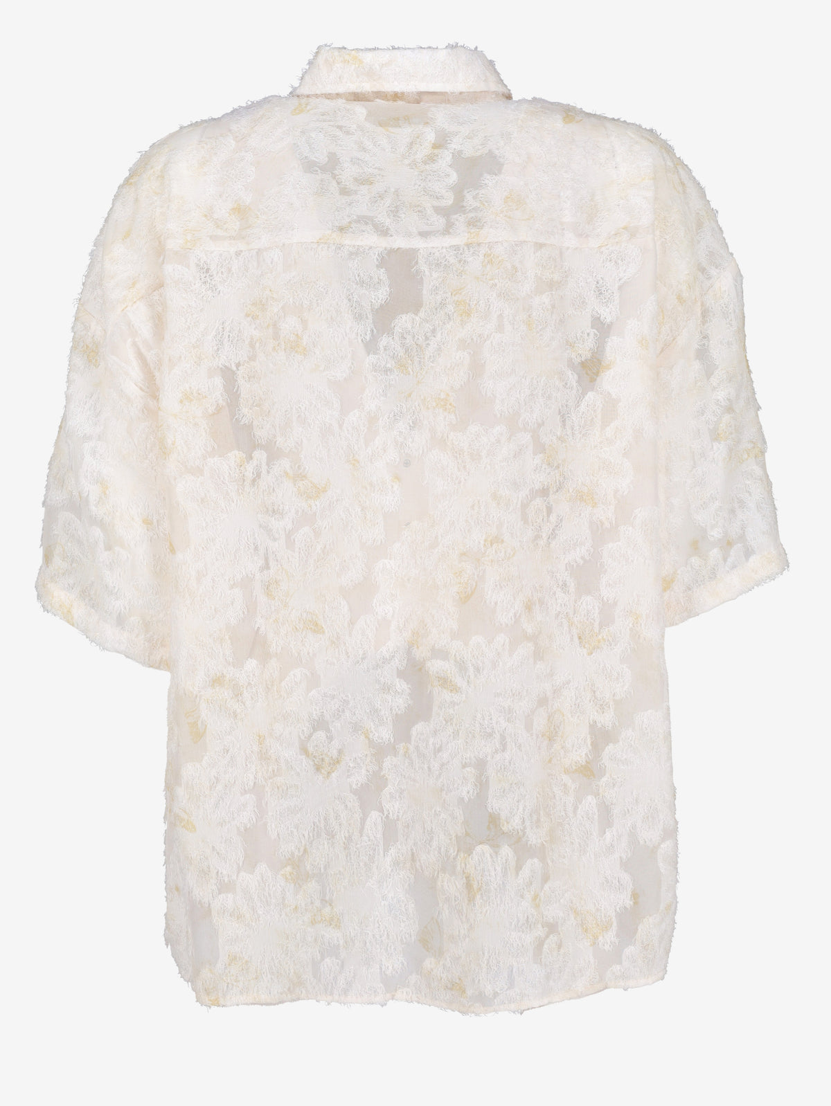 Vintage Japanese Textured Daisy Shirt MU260922.40  Vintage 