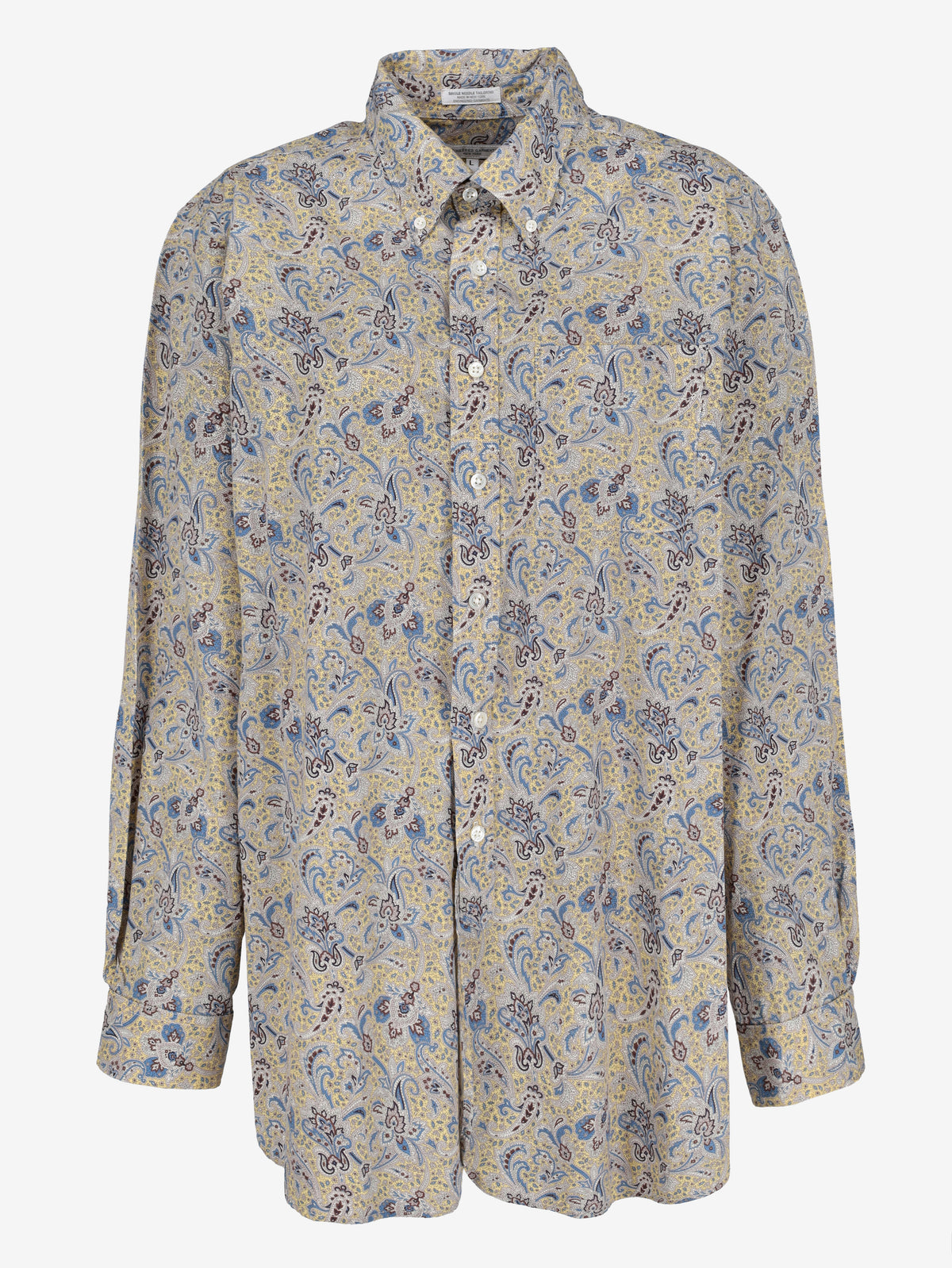 Vintage Tailored Paisley Print Shirt MU260922.43  Vintage 