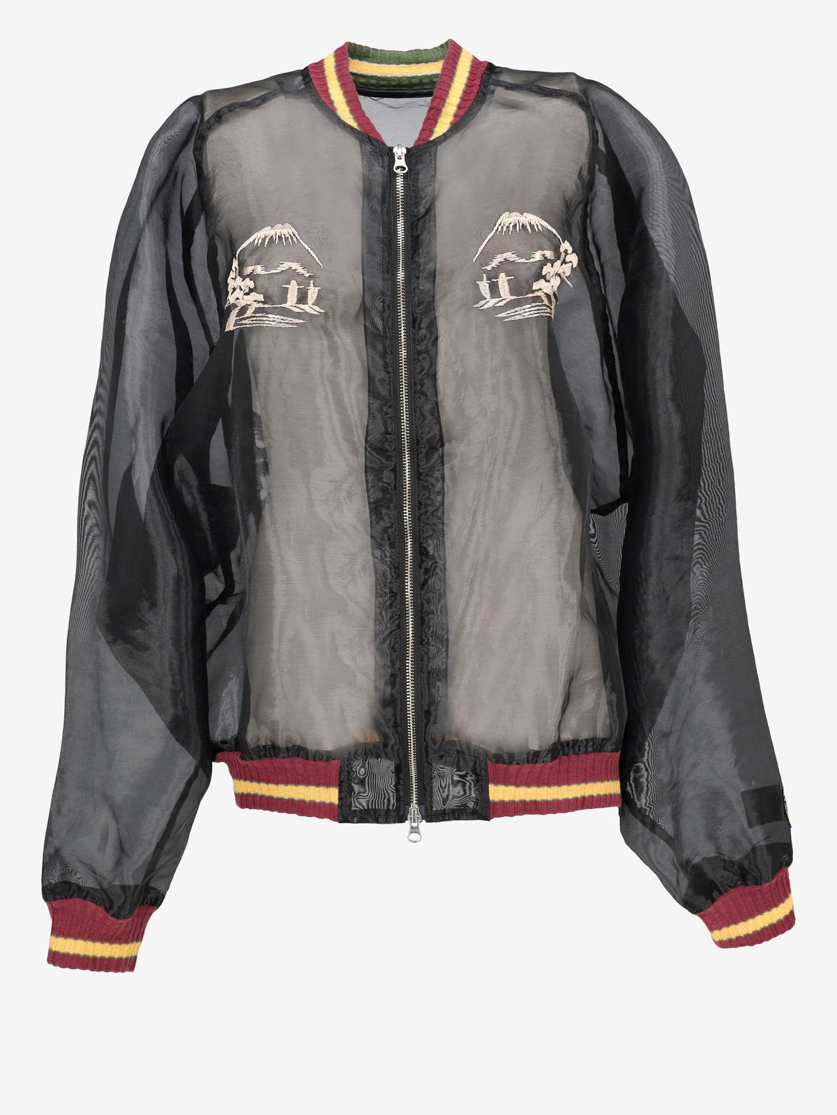 Vintage Japanese Embroidered Cotton Bomber Jacket MU260922.58  Vintage 