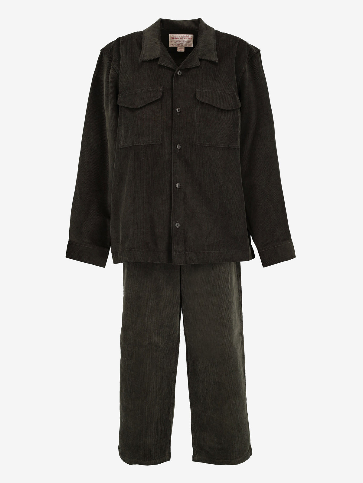 Vintage Green Corduroy Shirt Jacket and Trousers Set MU260922.61  Vintage 