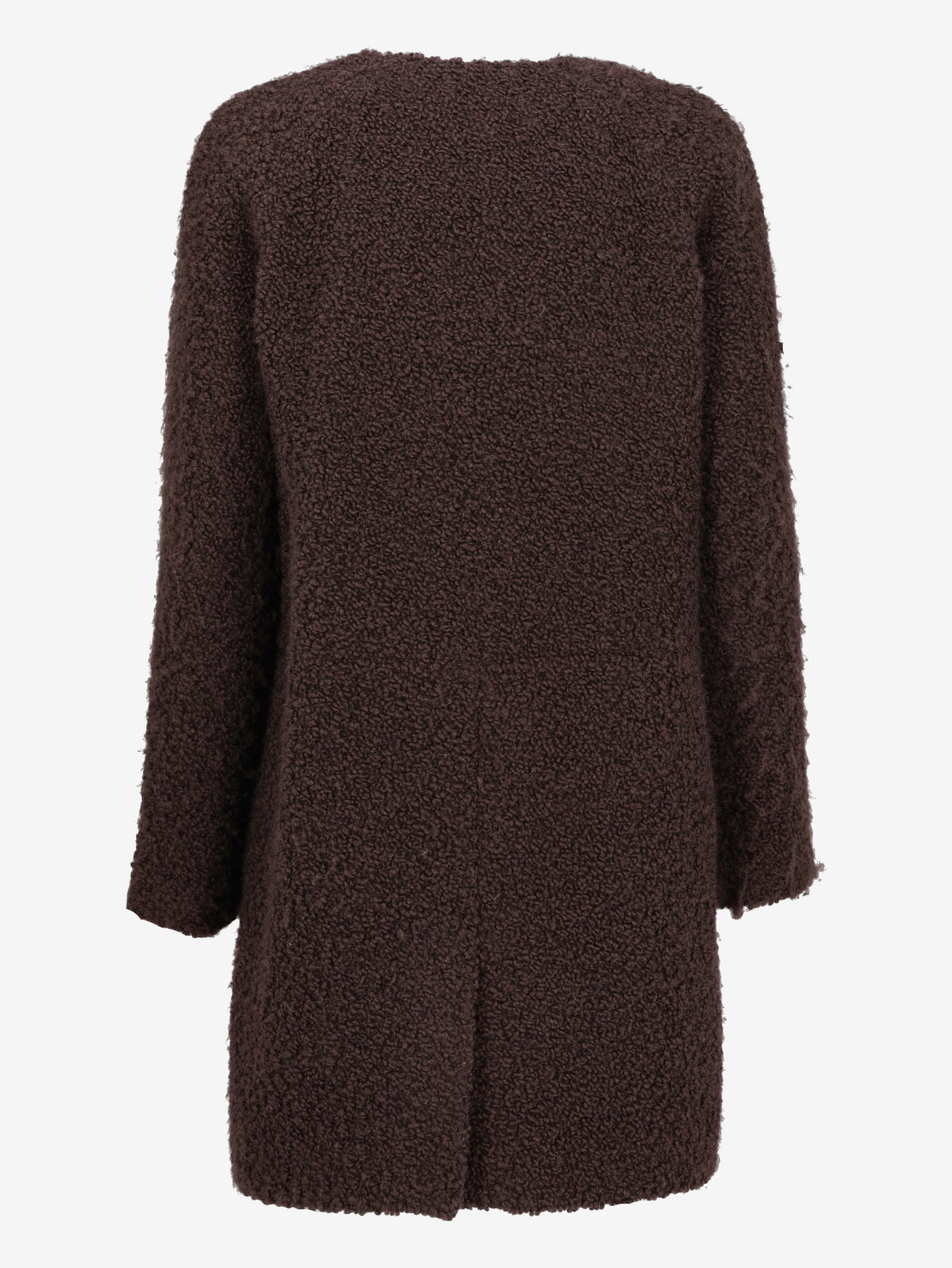 Agnona Coat in Brown Shearling CVM25.14.93  Agnona 