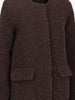 Agnona Coat in Brown Shearling CVM25.14.93  Agnona 