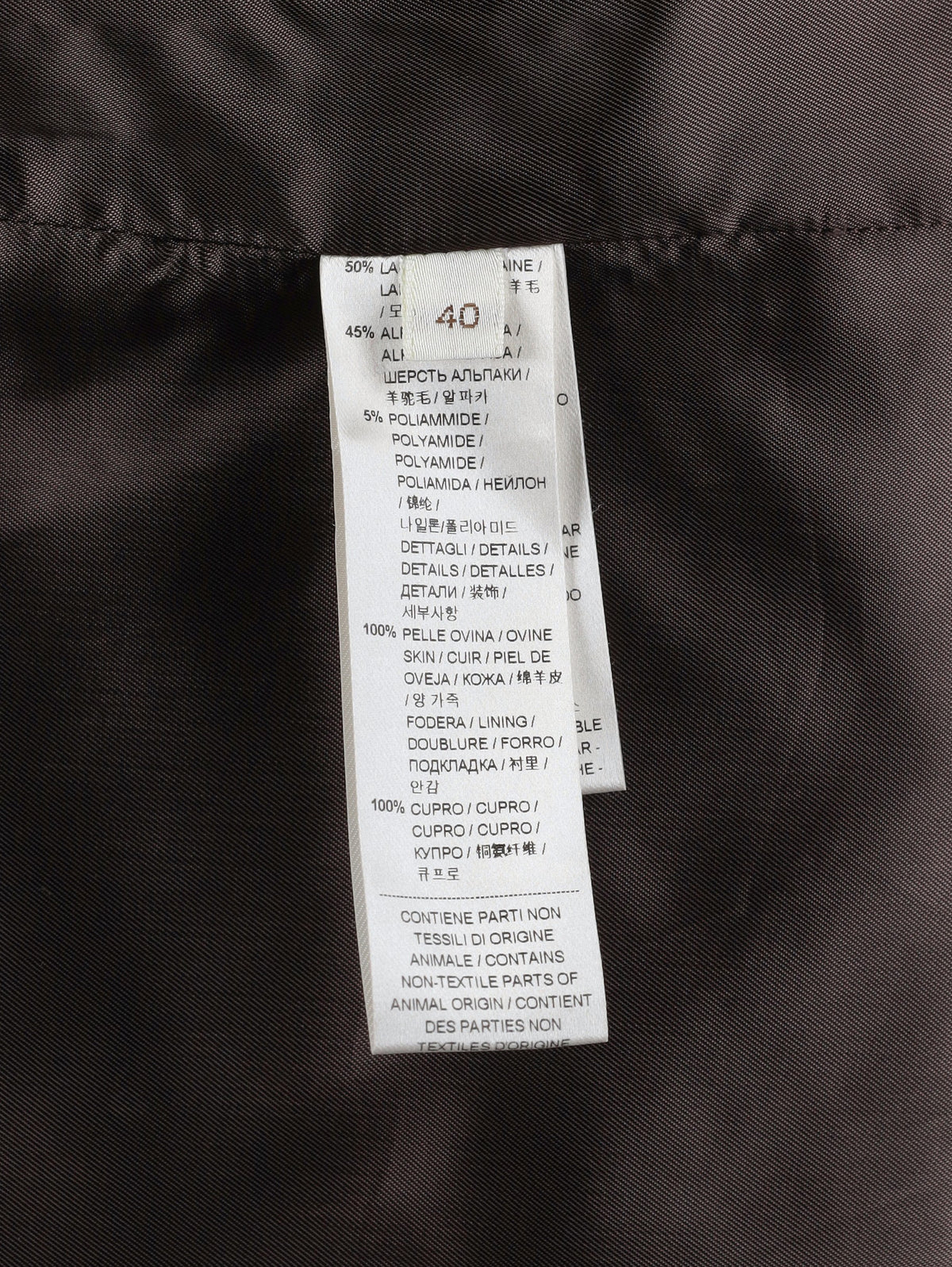 Agnona Coat in Brown Shearling CVM25.14.93  Agnona 