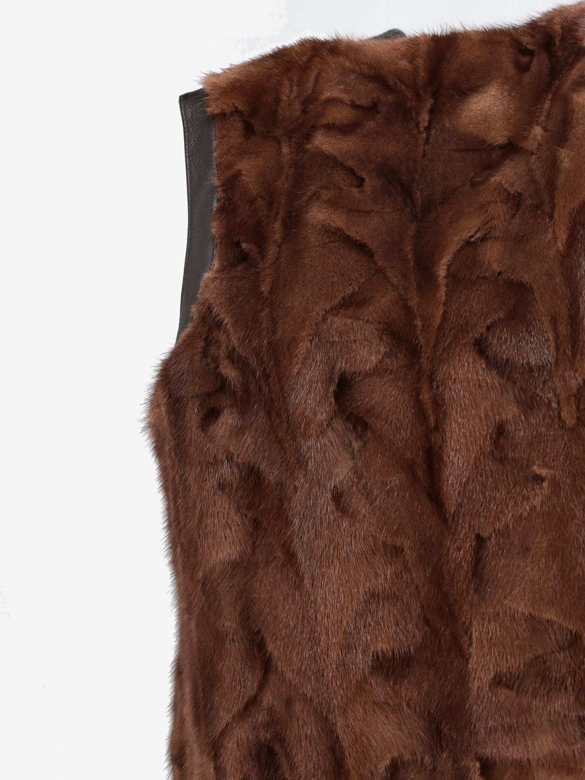 Agnona Fur-Lined Sleeveless Mini Dress CVM26.8.27  Agnona 