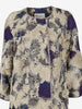 Alberta Ferretti Textured Metallic Mid-Length Coat CVM26.22.62  Alberta Ferretti 