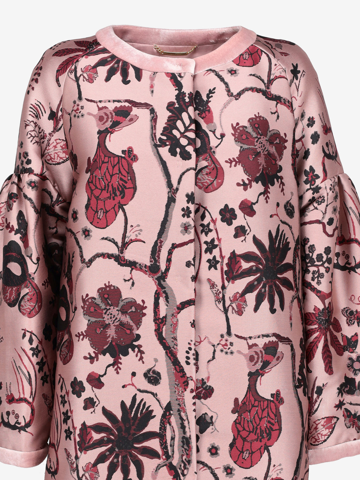Alberta Ferretti Floral Lightweight Coat CVM26.6.150  Alberta Ferretti 