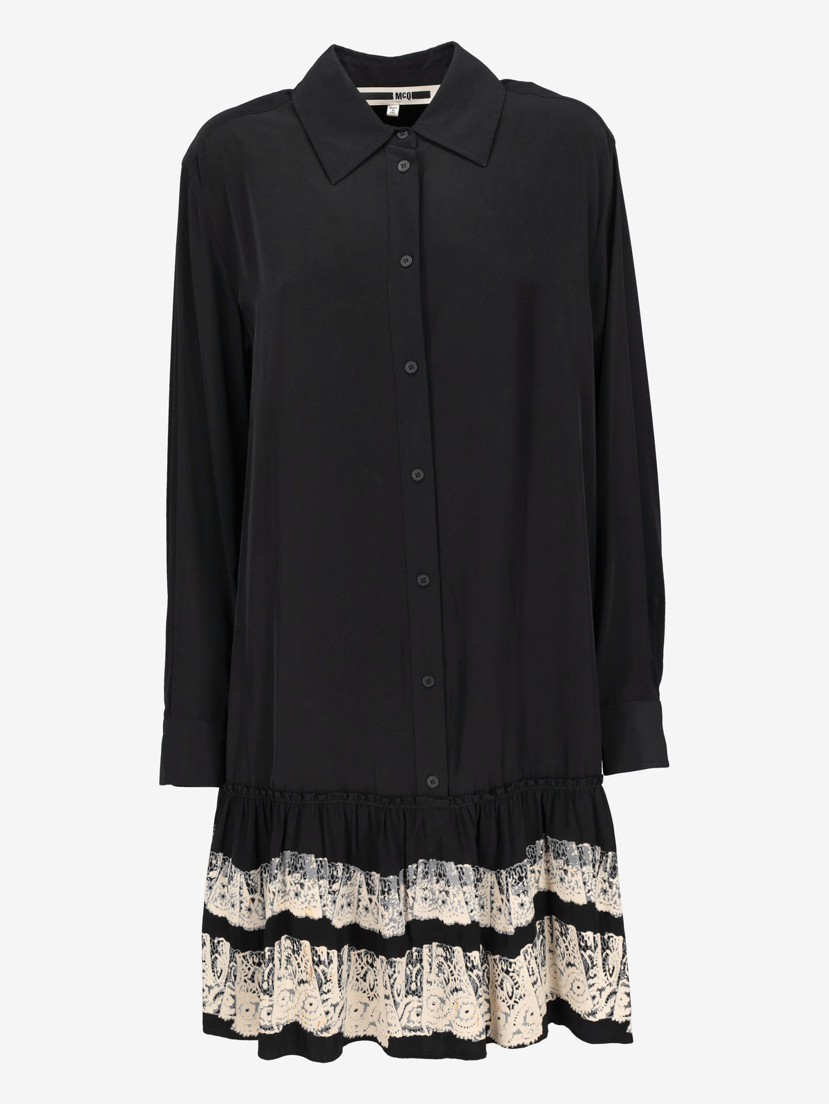Alexander McQueen Shirt Dress with Lace-Effect Skirt W29092026.4  Alexander McQueen 