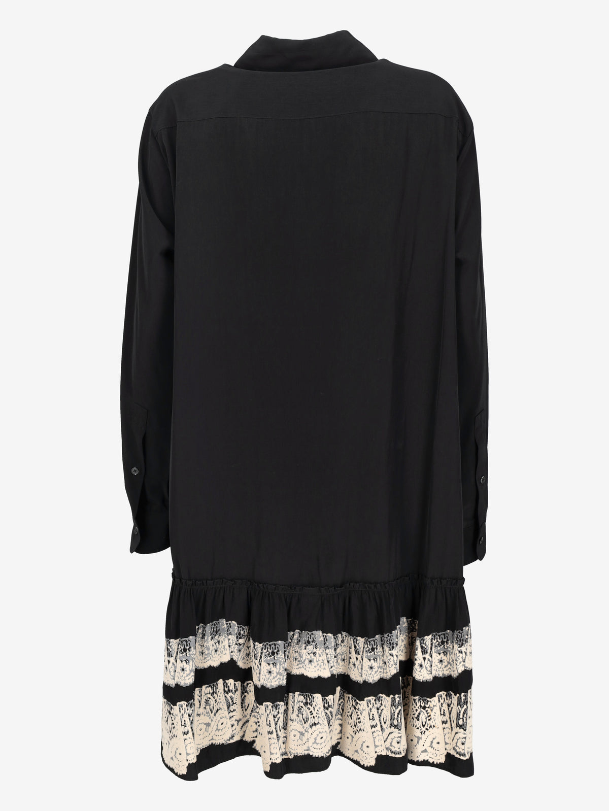 Alexander McQueen Shirt Dress with Lace-Effect Skirt W29092026.4  Alexander McQueen 