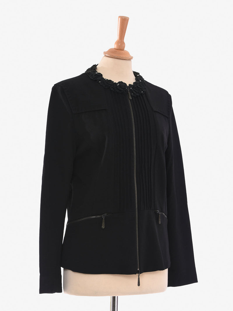 Amuleti viscose jacket black color WCV22101913  Amuleti 