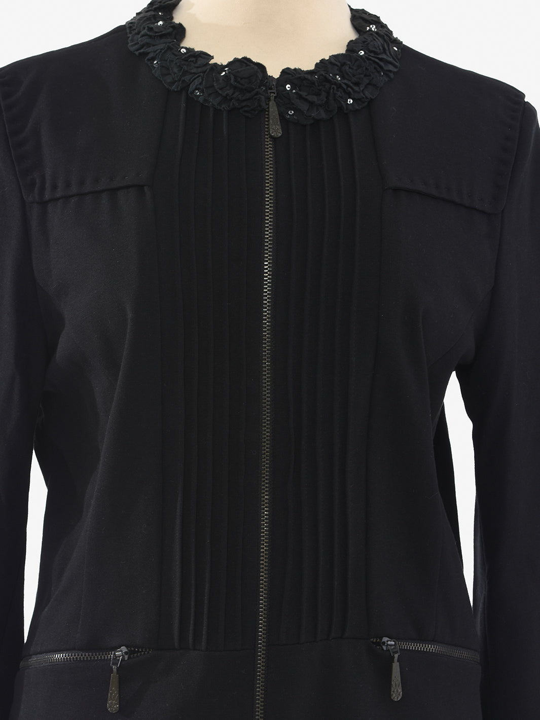 Amuleti viscose jacket black color WCV22101913  Amuleti 