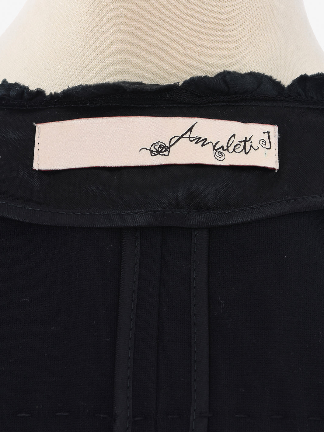 Amuleti viscose jacket black color WCV22101913  Amuleti 
