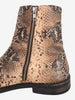Vintage Python-Print Leather Ankle Boots W051026.7  Andersson bell 