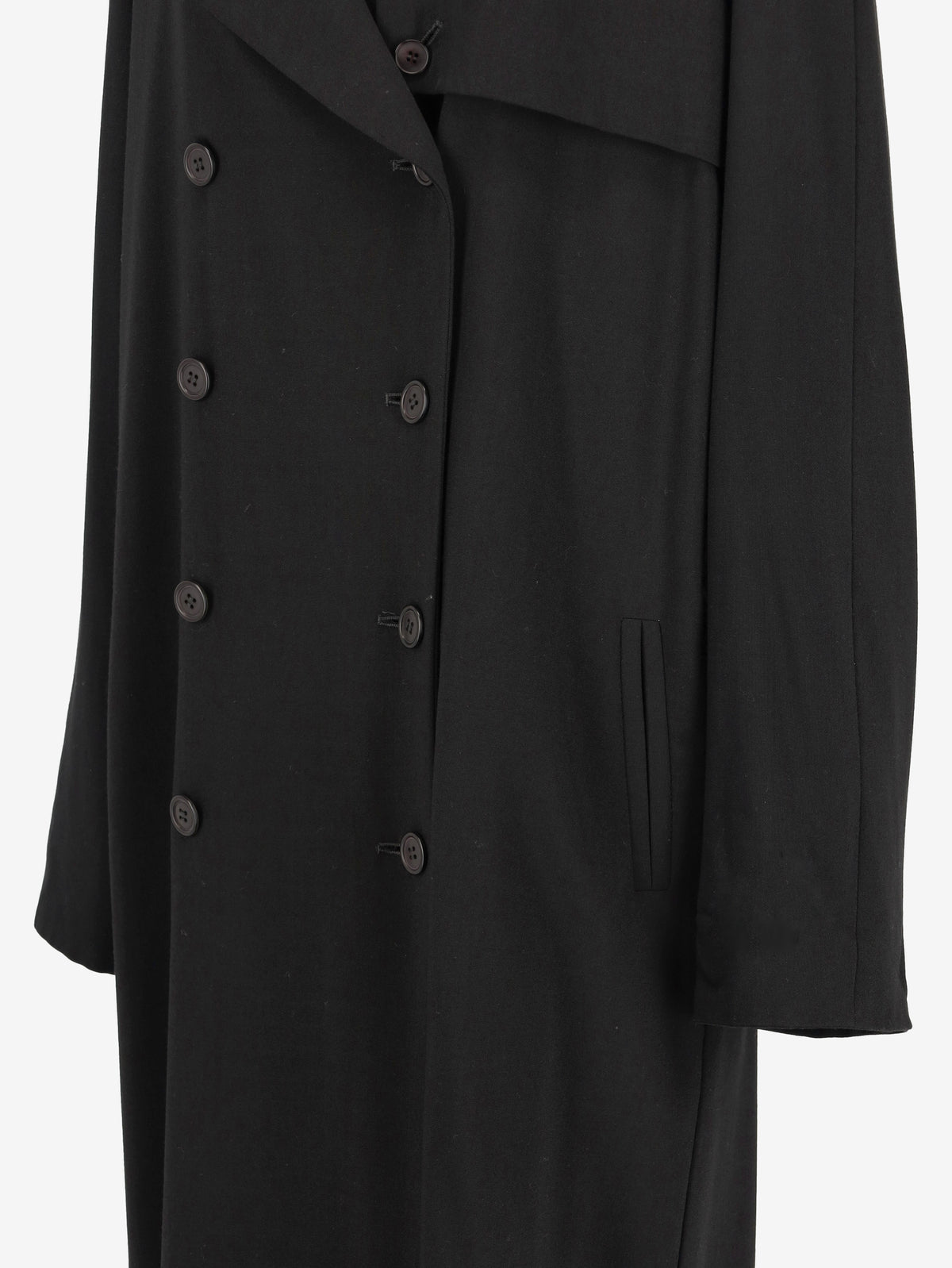 Antonio Marras Black Double-Breasted Coat W201026.1  Antonio Marras 