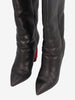 Balenciaga Pointed-Toe Boots with Red Heel Detail W29092026.9  Balenciaga 