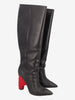 Balenciaga Pointed-Toe Boots with Red Heel Detail W29092026.9  Balenciaga 