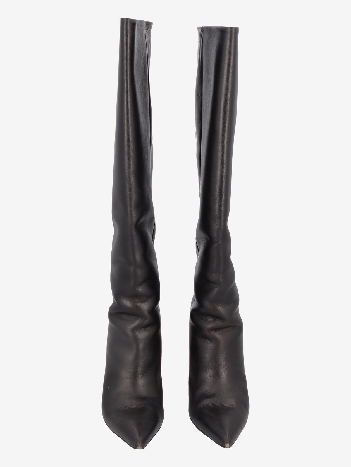 Balenciaga Pointed-Toe Boots with Red Heel Detail W29092026.9  Balenciaga 