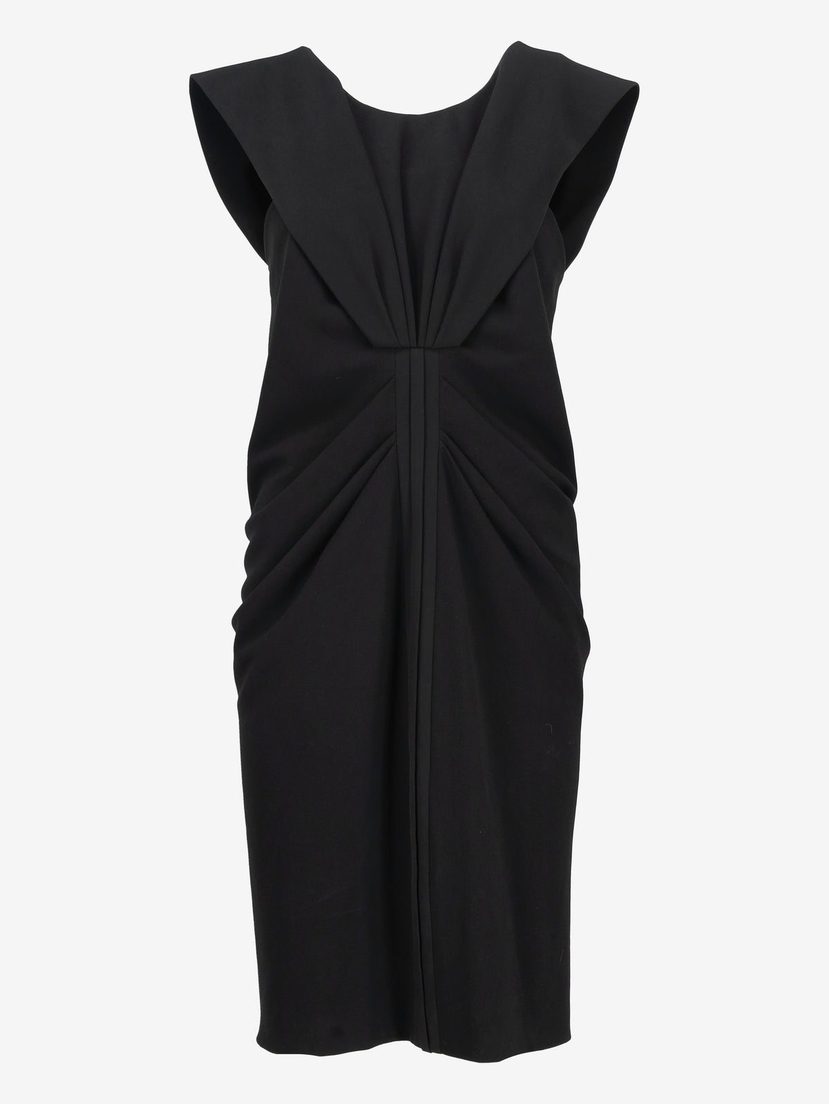 Balenciaga Black Silk Draped Midi Dress W2926.9  Balenciaga 
