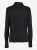 Basile Black Shirt With Transparent Detail W2511.72  Basile 