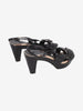 Burberry Vintage Wood-Heel Sandals with Check Footbed W28926.4  Burberry 