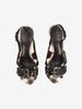 Burberry Vintage Wood-Heel Sandals with Check Footbed W28926.4  Burberry 