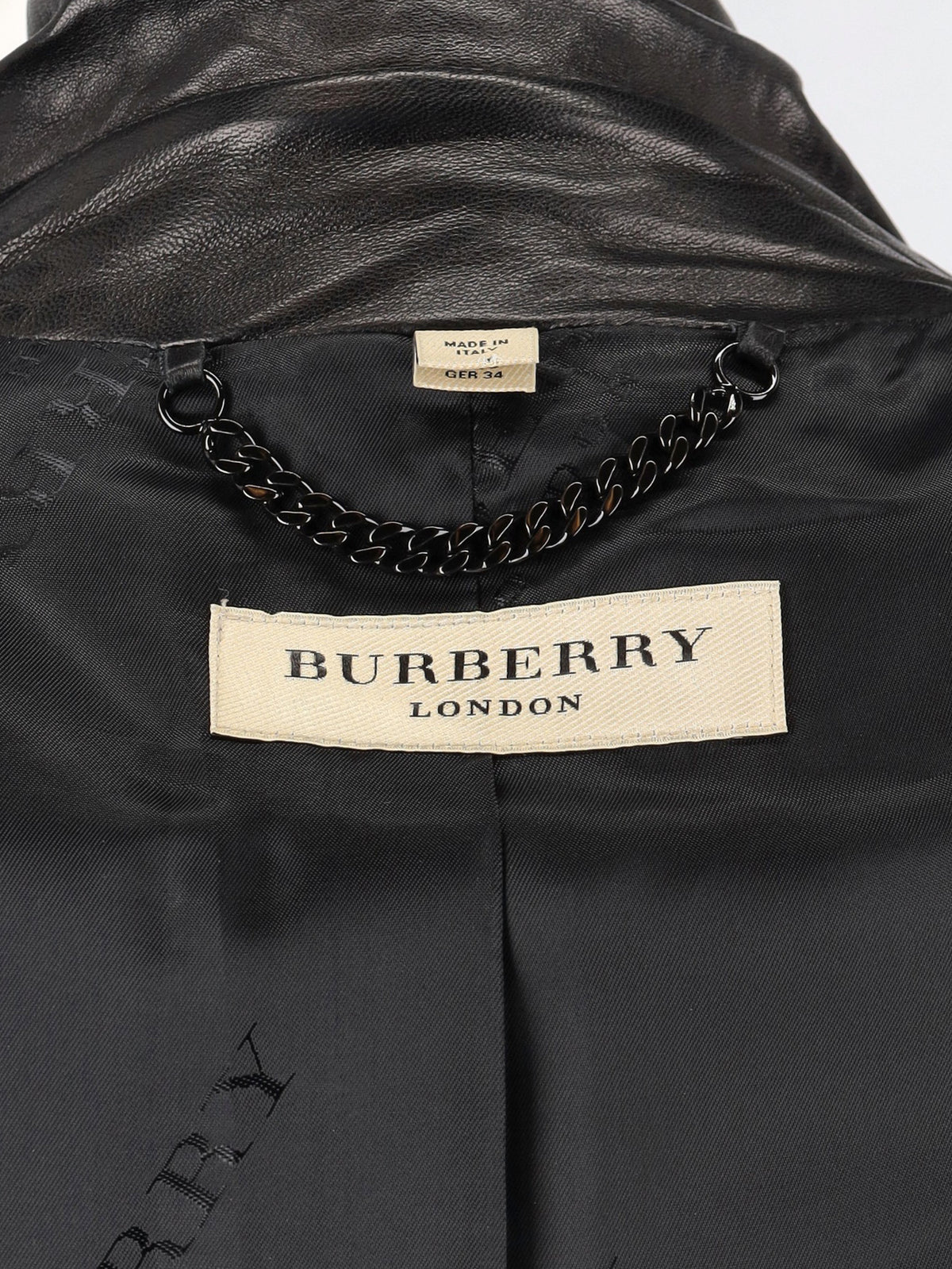 Burberry Classic Leather Biker Jacket W7426.14  Burberry 