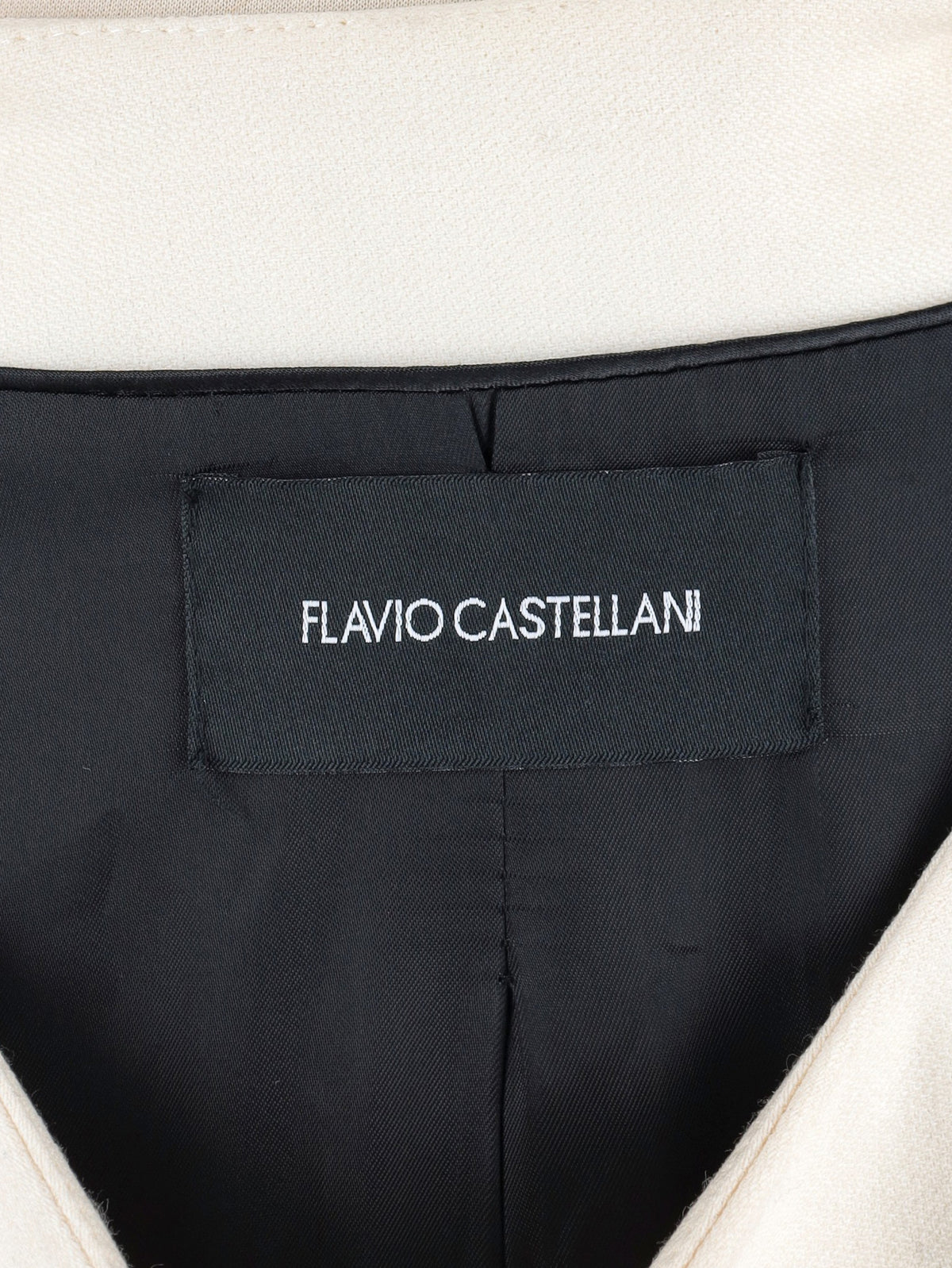 Flavio Castellani Elegant Black and White Cape CVM26.22.25  Vintage 