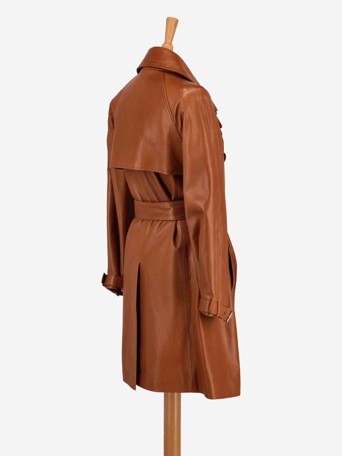 Celine Leather Trench Coat MR161024.19  Celine 