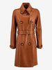 Celine Leather Trench Coat MR161024.19  Celine 