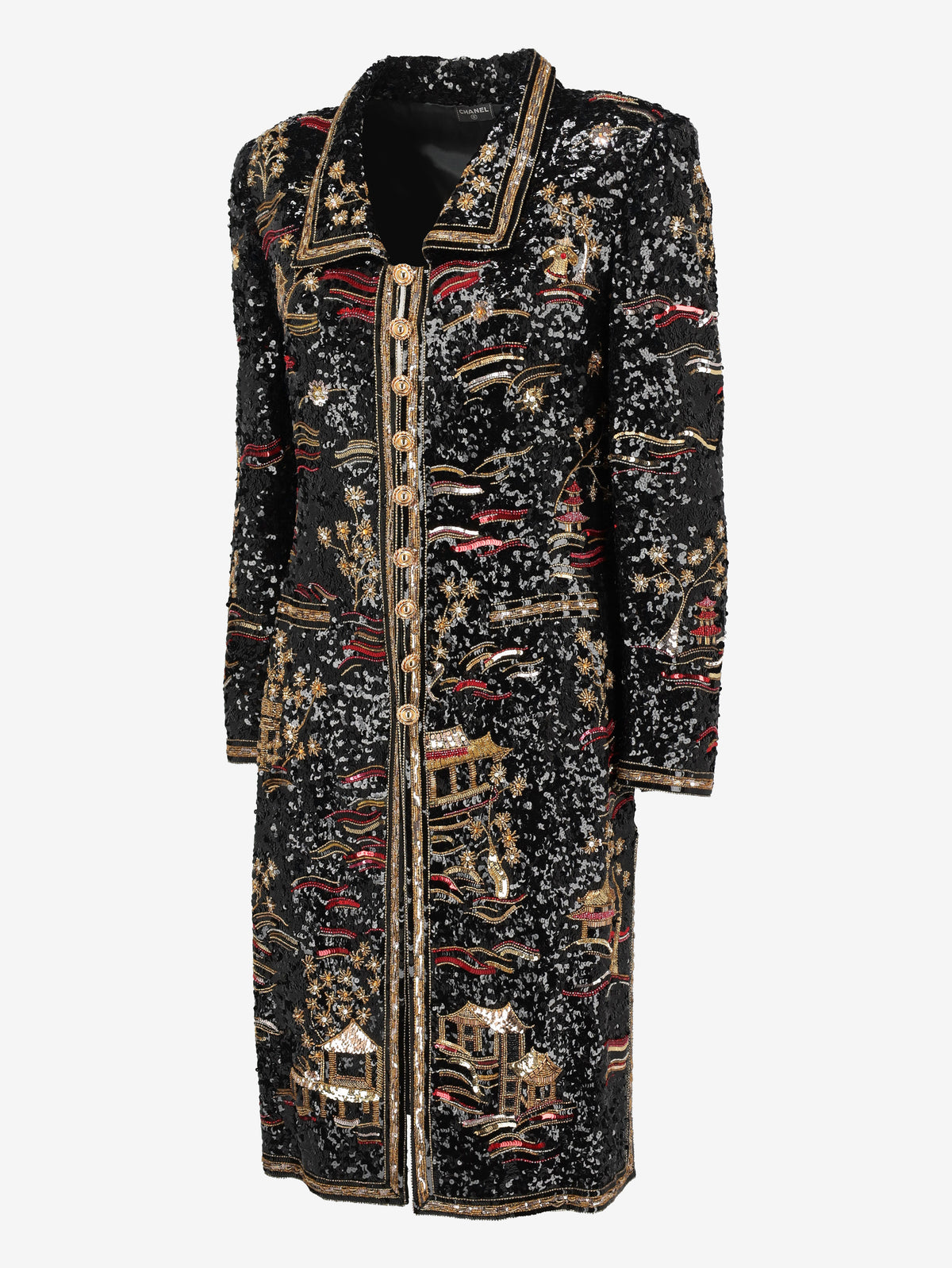 Chanel Karl Lagerfeld Coromandel Coat MR100524.49  Chanel 