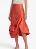 Vintage Midi Skirt with Sculptural Twisted Hem W191026.7  Chiara perrot 