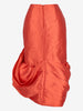 Vintage Midi Skirt with Sculptural Twisted Hem W191026.7  Chiara perrot 