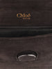 Chloé Black Leather Handbag with Gold-Tone Trim W2926.51  Chloé 