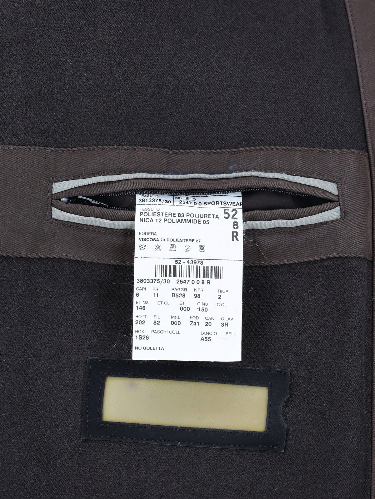 Vintage Brown Mid-Length Coat MU260921.106  Corneliani 
